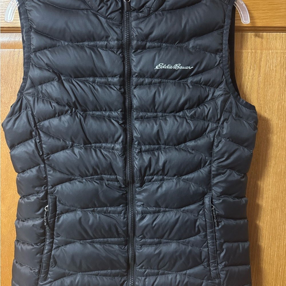 Eddie Bauer Women's Black Down Puffer Vest